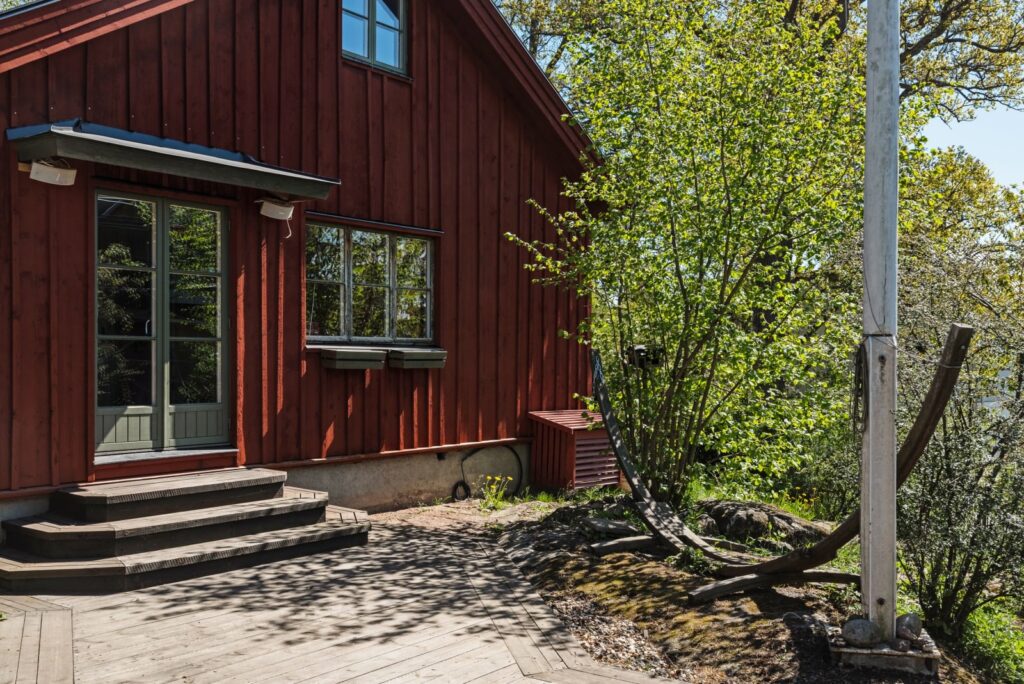 Terrassering & nyläggning av marksten till villa. Västerhaninge Nedesta