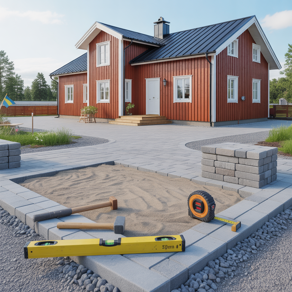kostnad for stenlaggning 2025 pris per m2 och budgettips